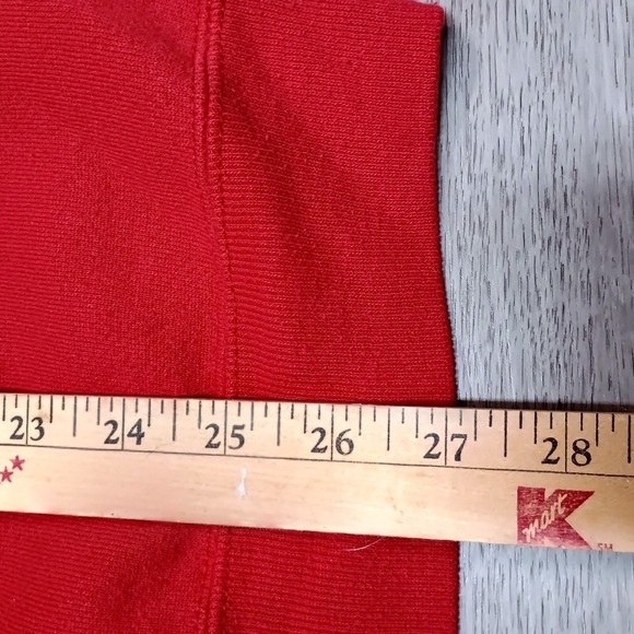 Vintage 1992 Trench Chicago Bulls NBA Red Crewneck Sweatshirt XL - Picture 4 of 9